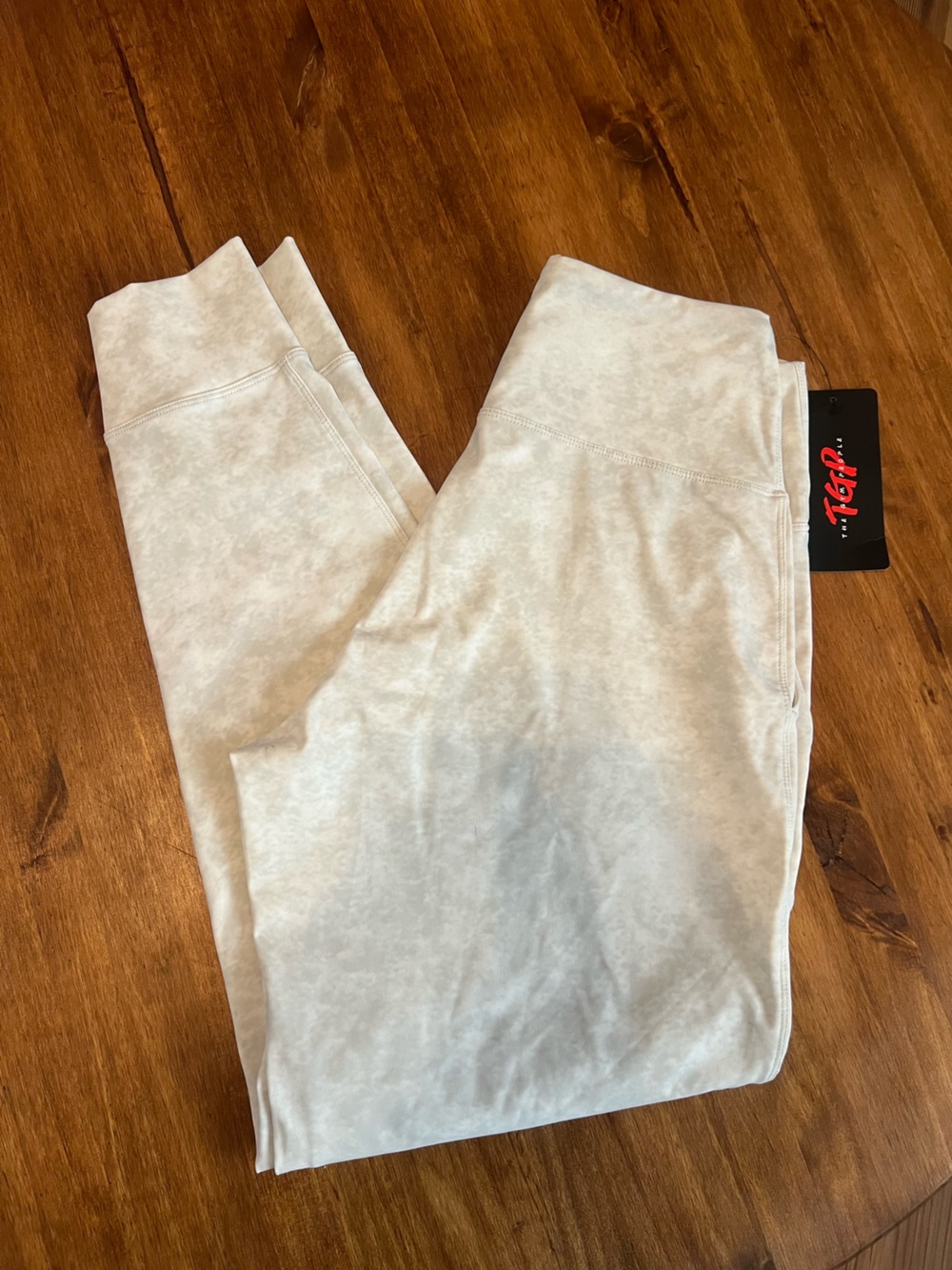 Tie-Dye Light Gray Track Joggers